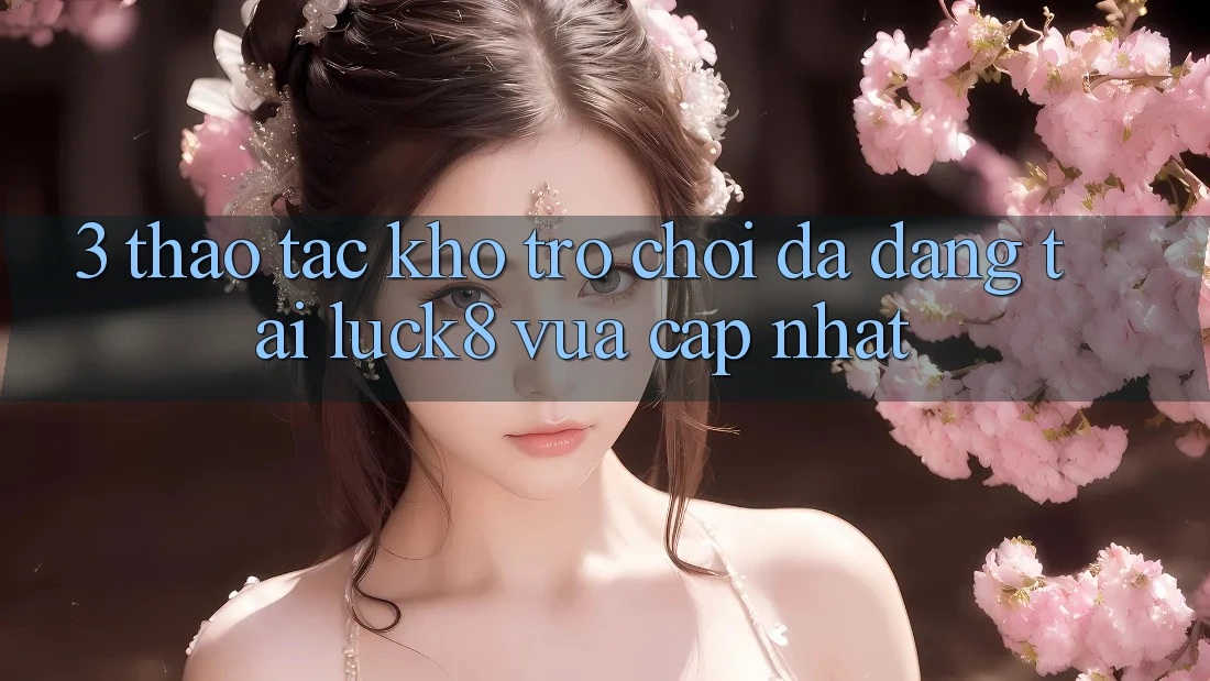 3. Thao tác kho trò chơi đa dạng tại Luck8 vừa cập nhật