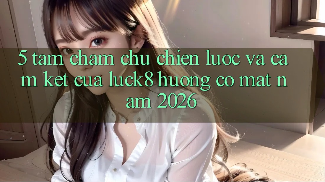 5. Tầm chăm chú chiến lược và cam kết của Luck8 hướng có mặt năm 2026