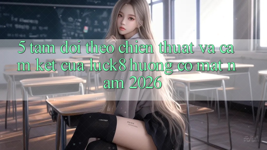 5. Tầm dõi theo chiến thuật và cam kết của Luck8 hướng có mặt năm 2026
