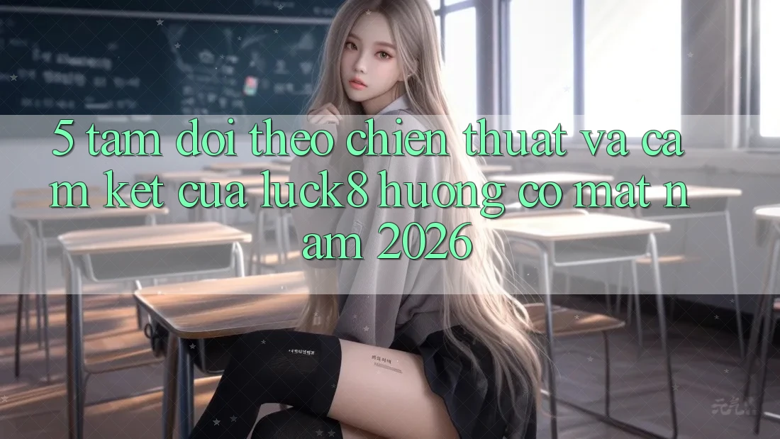 5. Tầm dõi theo chiến thuật và cam kết của Luck8 hướng có mặt năm 2026