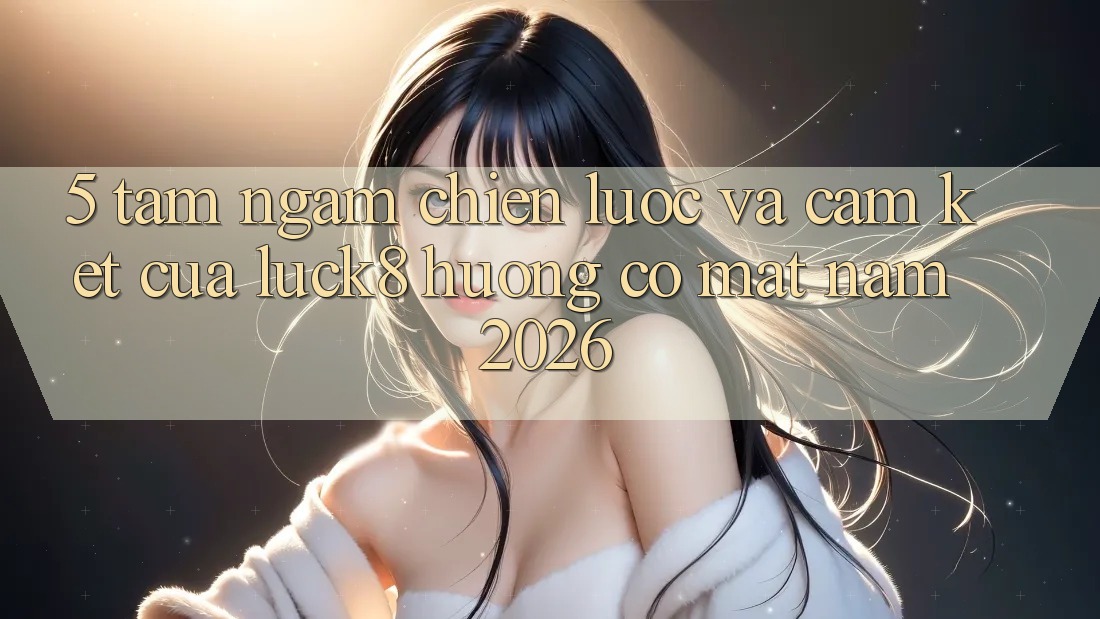 5. Tầm ngắm chiến lược và cam kết của Luck8 hướng có mặt năm 2026