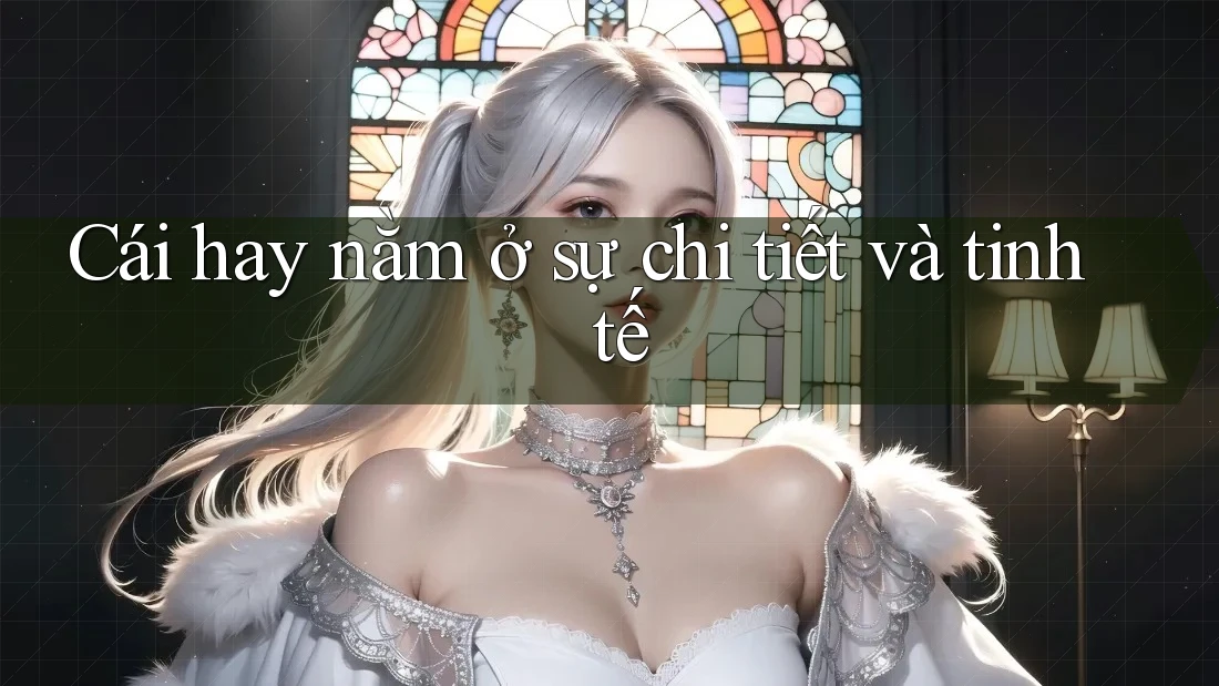 Cái hay nằm ở sự chi tiết và tinh tế Cái hay nằm ở sự chi tiết và tinh tế