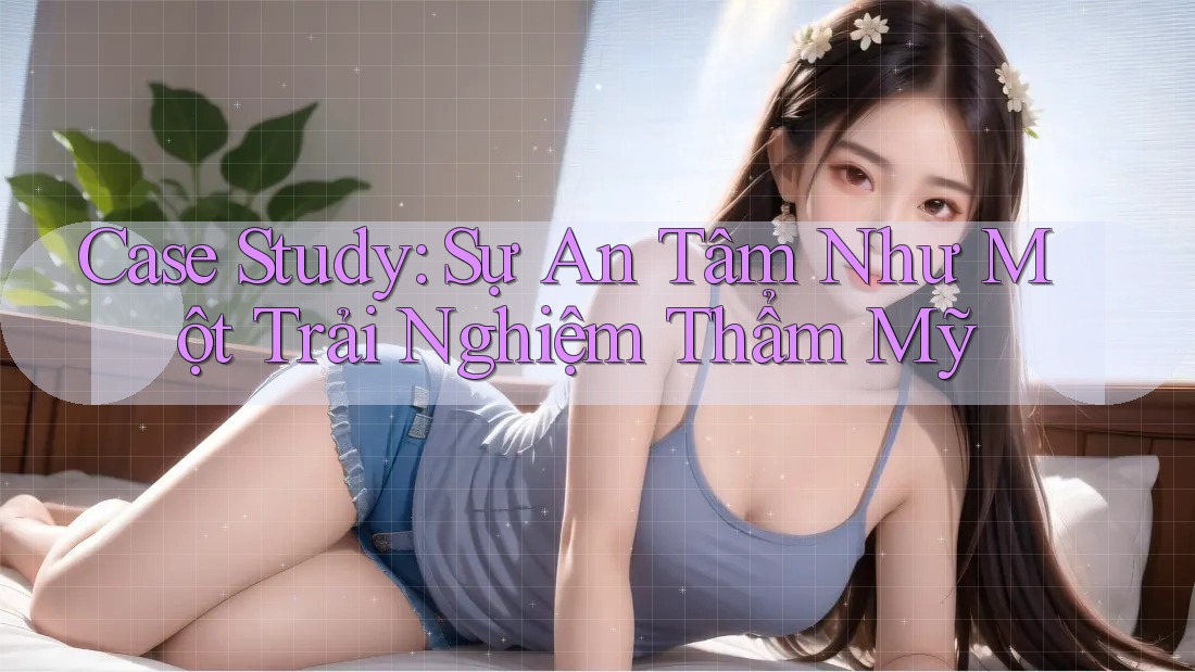 Case Study: Sự An Tâm Như Một Trải Nghiệm Thẩm Mỹ