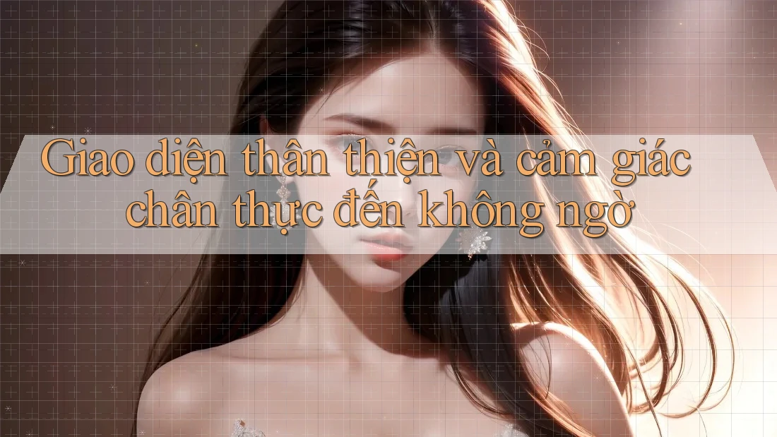 Giao diện thân thiện và cảm giác chân thực đến không ngờ