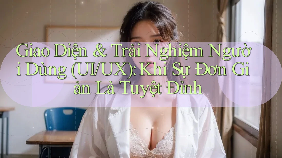 Giao Diện & Trải Nghiệm Người Dùng (UI/UX): Khi Sự Đơn Giản Là Tuyệt Đỉnh