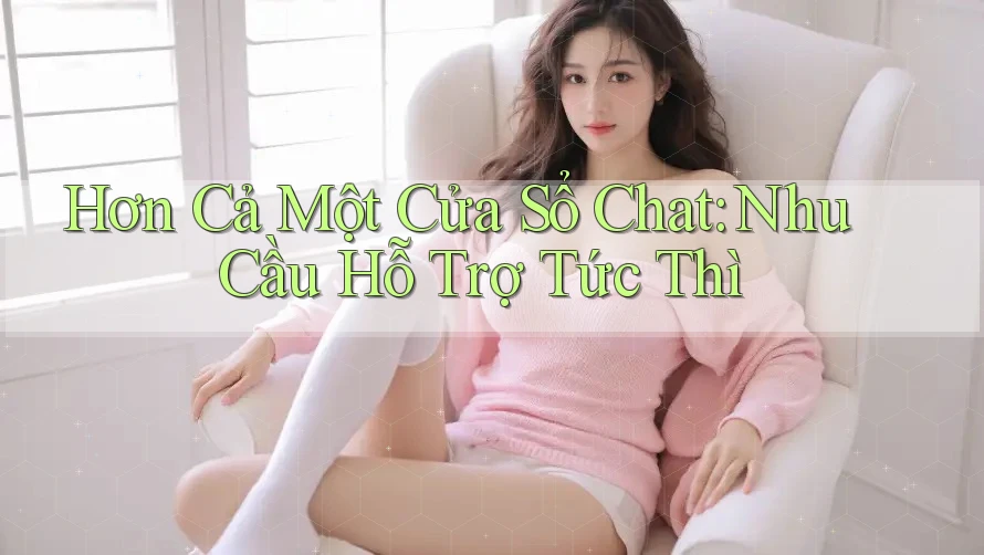 Hơn Cả Một Cửa Sổ Chat: Nhu Cầu Hỗ Trợ Tức Thì