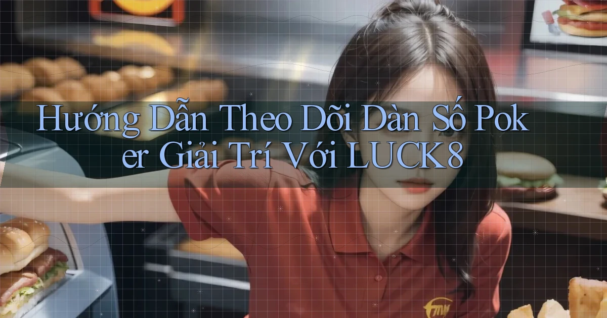 hướng dẫn theo dõi dàn số poker giải trí với luck8