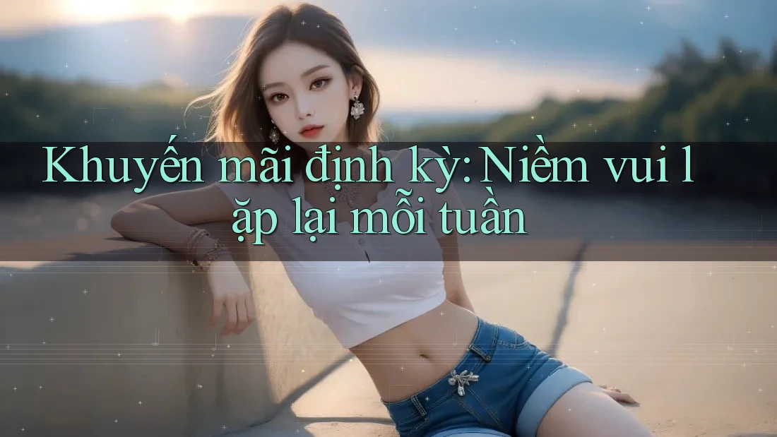 Khuyến mãi định kỳ: Niềm vui lặp lại mỗi tuần