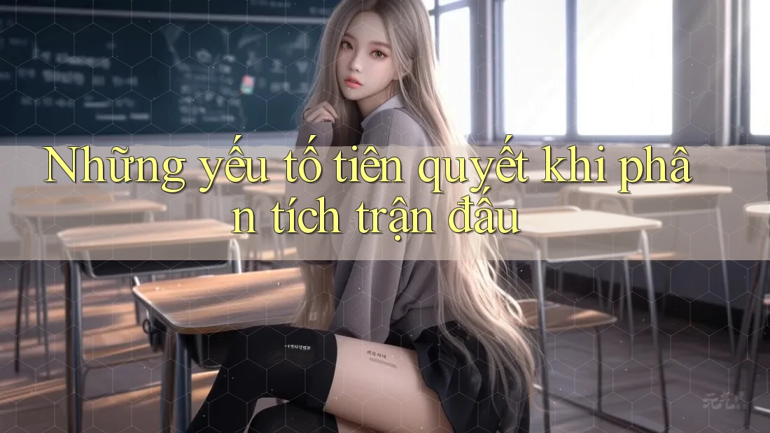 Những yếu tố tiên quyết khi phân tích trận đấu