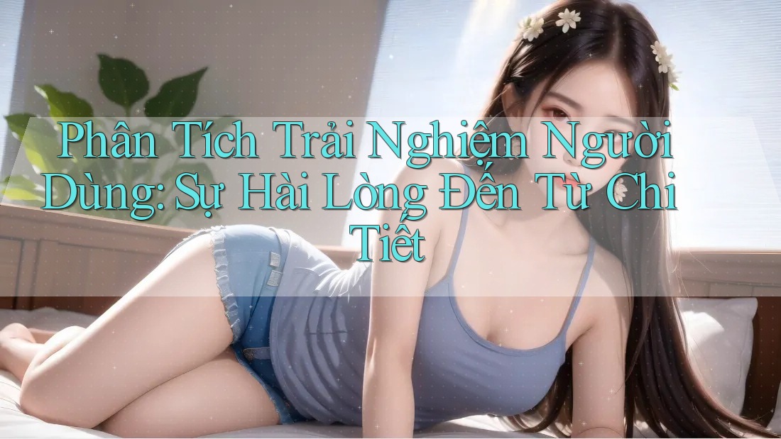 Phân Tích Trải Nghiệm Người Dùng: Sự Hài Lòng Đến Từ Chi Tiết