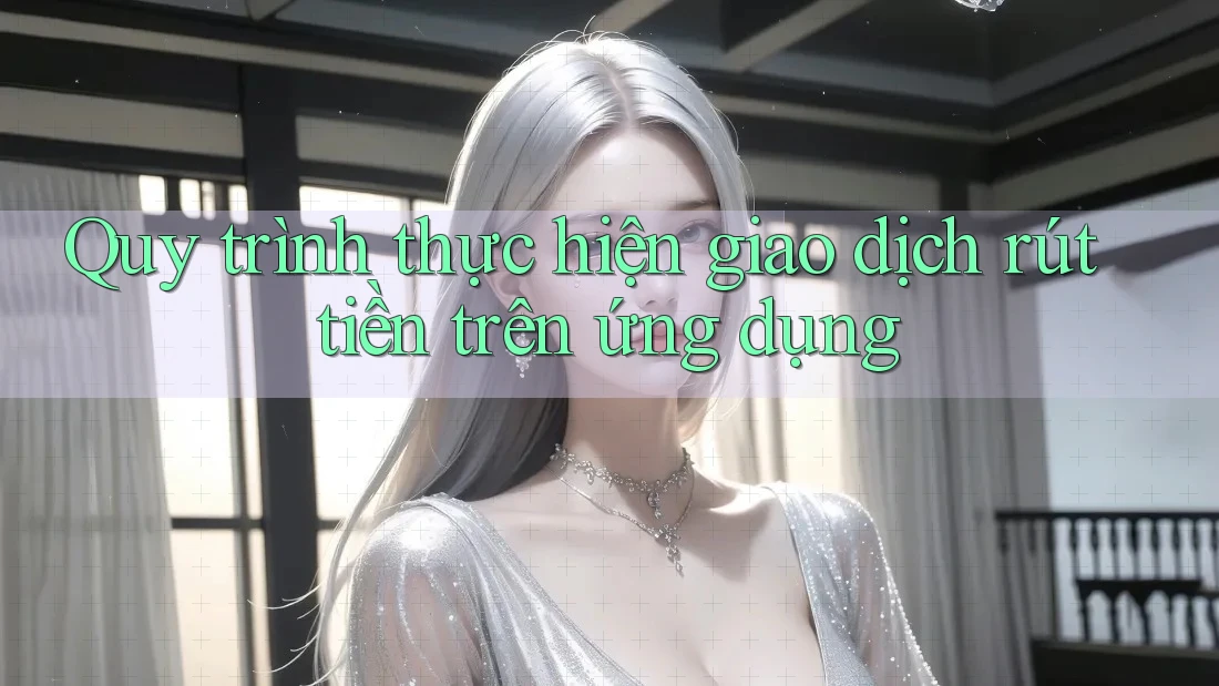 Quy trình thực hiện giao dịch rút tiền trên ứng dụng