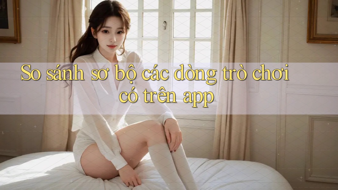 So sánh sơ bộ các dòng trò chơi có trên app