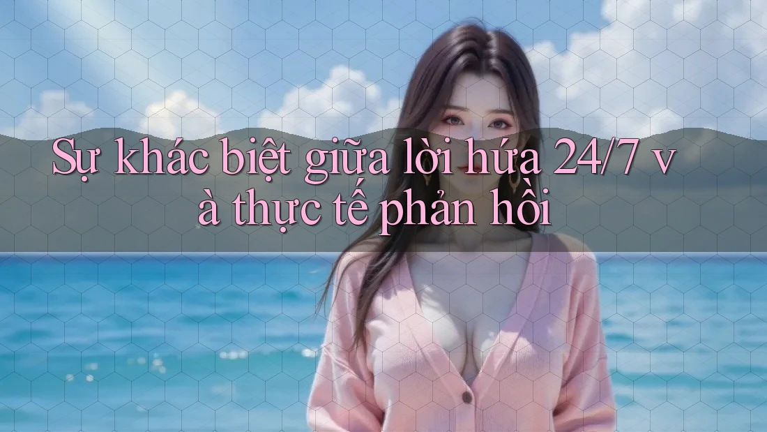 Sự khác biệt giữa lời hứa 24/7 và thực tế phản hồi